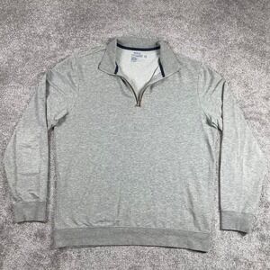Polo Ralph Lauren Performance 1/4 Zip Pullover Mens Large Stretch Heathered Gray
